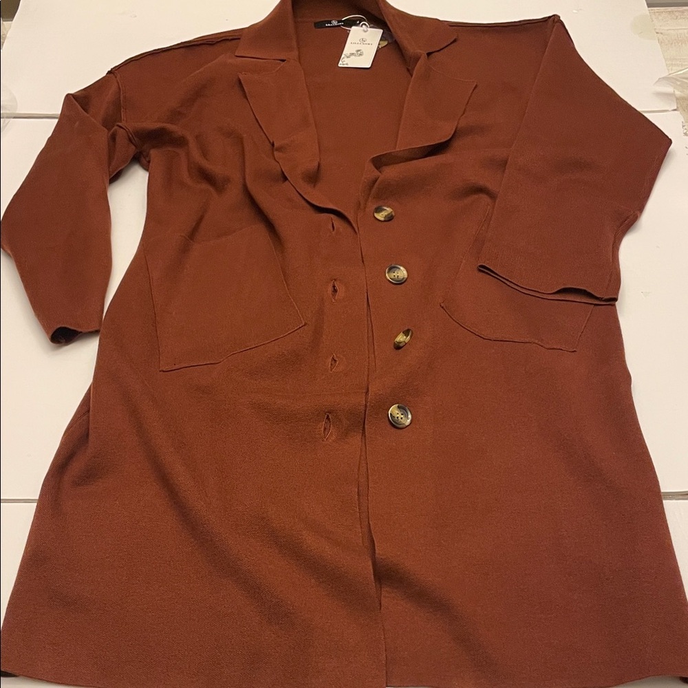 Elegant Brown Blazer